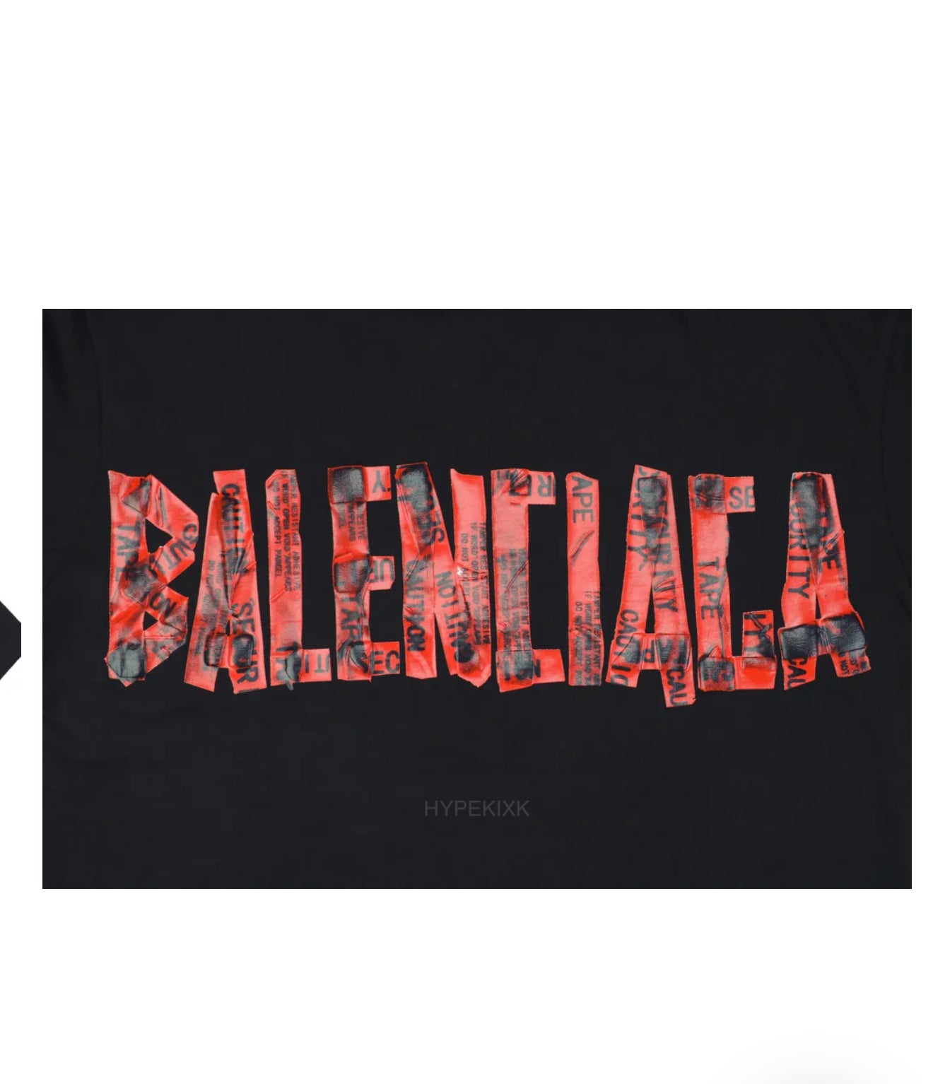 Oversized balenciaga T shirt tape